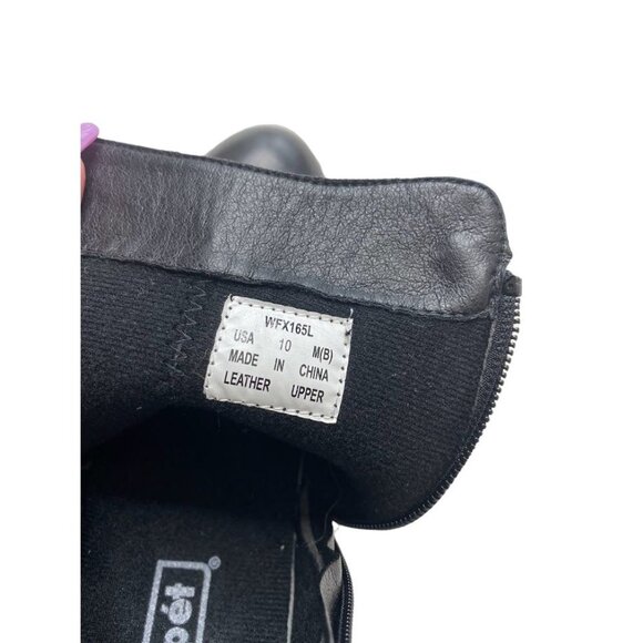 Propet Tobey Ankle Bootie Shoes Women's 10 Black Leather Block-Heel Zipper‎ NEW - Picture 11 of 14
